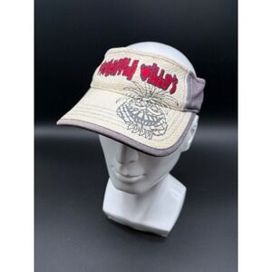 Panama City Pineapple Willies Beach Visor Straw Hat Souvenir Tourist Cap